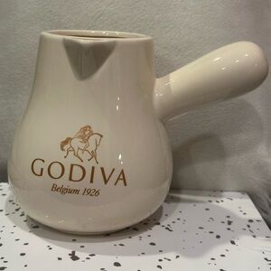 Godiva Chocolate Pot Mug Pitcher Belgium 1926 by Coastal Cocktails